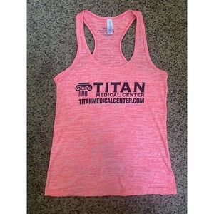 Over the Limit Apparel pink graphic tank size S